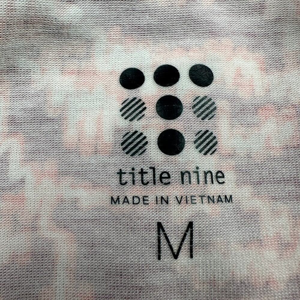 Title Nine Dress Womens Medium Pink Breeze Drape Neck Sleeveless Sporty Outdoor - Picture 6 of 11